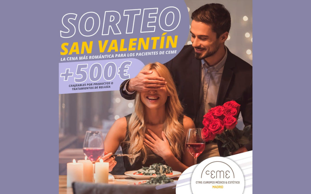 BASES LEGALES SORTEO “SAN VALENTÍN” – Cena Romántica + Tarjeta Regalo 500 euros