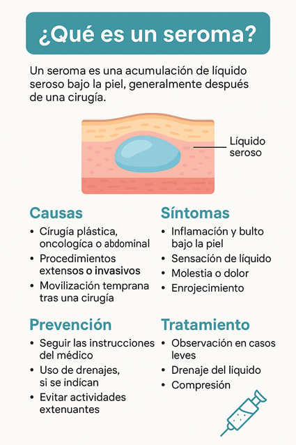 qué es un seroma infografía