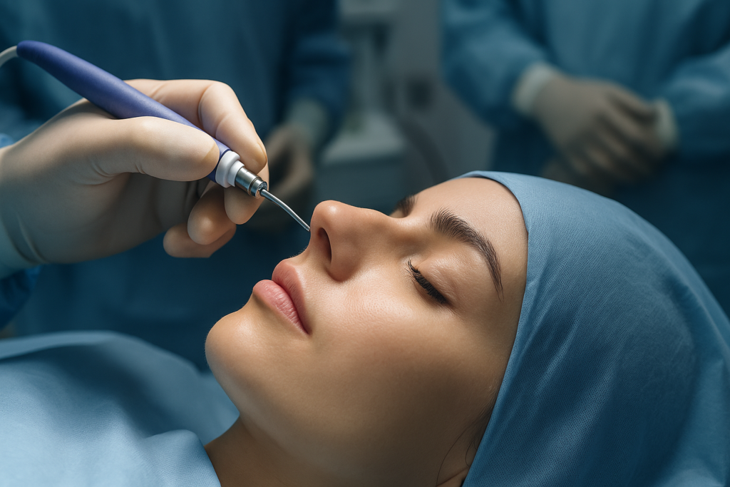 Rinoplastia vs rinoplastia ultrasónica cara