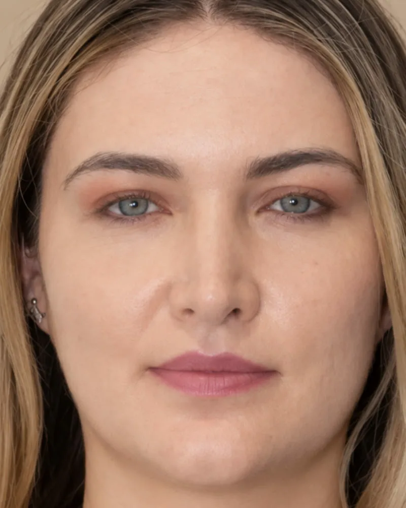 Antes de una cirugía de lifting de cejas - caso 3