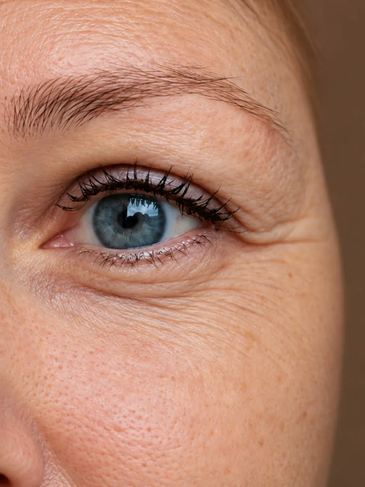 Antes de un tratamiento con Nanofat para rejuvenecimiento facial - caso 1.1