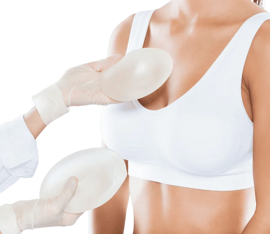 Cambio de prótesis mamarias mediante cirugía de recambio de implantes