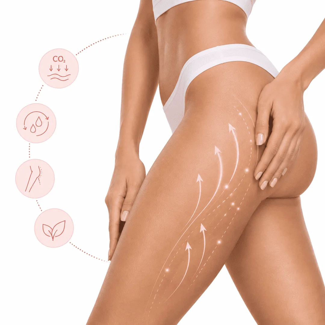 Carboxiterapia para tratar celulitis, grasa localizada y mejorar la apariencia de la piel