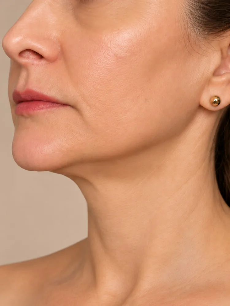 Después de una cirugía de minilifting facial - caso 1.1